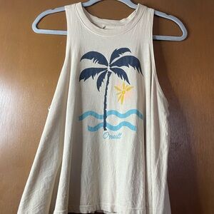 O'Neill Cream Casual Tank Top